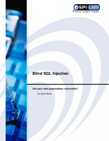 Blind SQL Injection tutorials and Hacking.pdf
